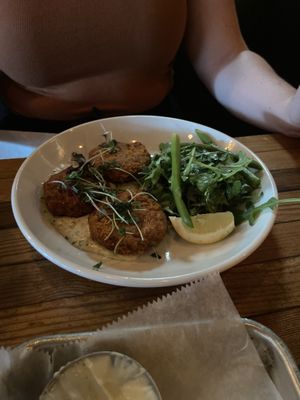 The Beer Plant - “Crab" Cakes  at The Beer Plant in Austin