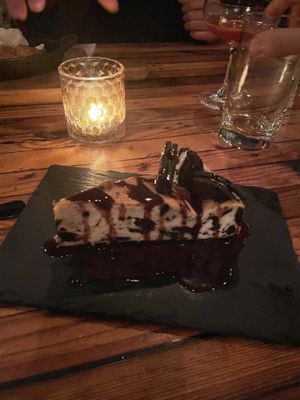 Oreo cheesecake was phenomenal, I was living for the texture and it was so decadent, I would definitely get this again!  at The Beer Plant in Austin