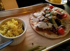 Gyro to die for, just like everything else in there at The Beer Plant in Austin