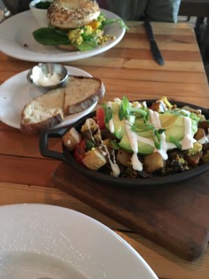 Hash skillet  at The Beer Plant in Austin