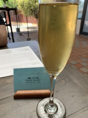 Peach mimosa!😍🍑 at The Beer Plant in Austin