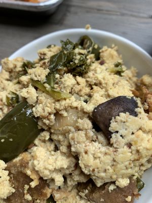 Loaded scrambled tofu, so good and filling.  at The Beer Plant in Austin