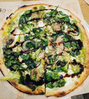 Full house of veggies! at Blaze Pizza in Chicago