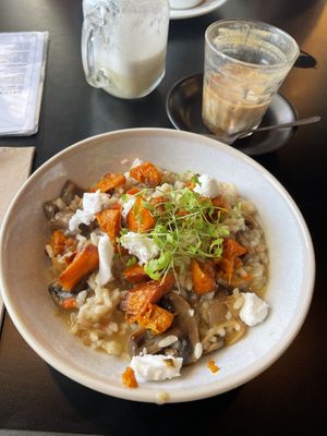 Vegan risotto special at Hoo Gah in Bendigo