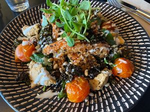 Carrot Schnitzel   at Hoo Gah in Bendigo