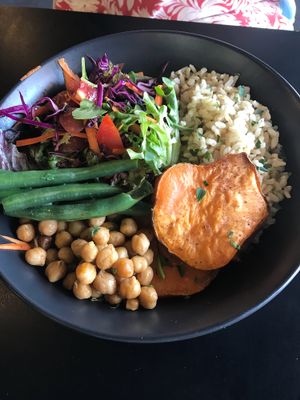 Buddha bowl of the day at Hoo Gah in Bendigo