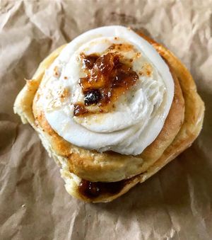 Fig jam scroll at Hoo Gah in Bendigo