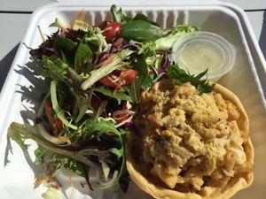 Mac n cheese n cauli pie  at Hoo Gah in Bendigo
