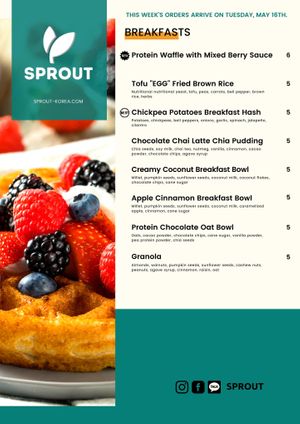  at Sprout Korea Natural Whole Food Service in Seoul