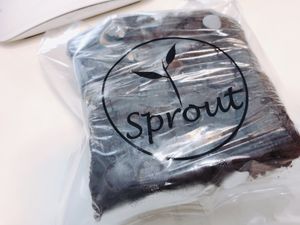 Black bean brownie 블랙빈 브라우니 at Sprout Korea Natural Whole Food Service in Seoul