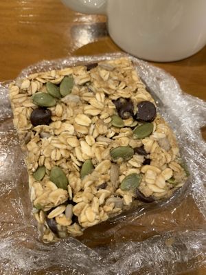 I love their peanut butter oat bars  at Sprout Korea Natural Whole Food Service in Seoul