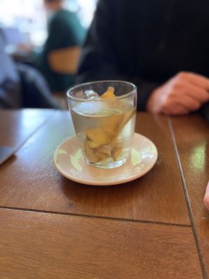 Generous ginger tea!  at SLA - Kruisweg in Haarlem