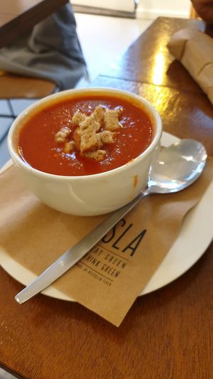 Tomato soup at SLA - Kruisweg in Haarlem