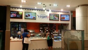 wall menus at Vegeto in Brisbane