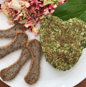 best vegan (gluten free) ";burger"; i've ever tried! delicious! must try at Foodprintz Cafe in Lisbon