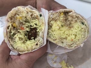 Falafel Wrap at ANZO in Boynton Beach