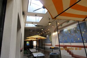 Lovely outside seating.  at Original ChopShop in Chandler