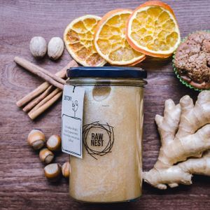 Apple, pear, cinnamon and ginger smoothie  at Raw Nest in Krakow