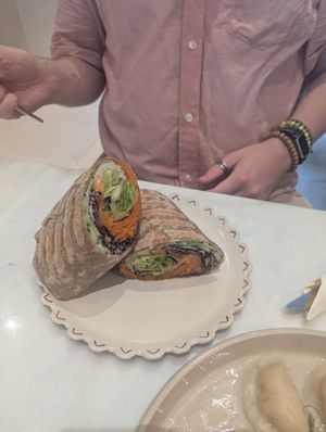 'Salmon' Wrap at Raw Nest in Krakow