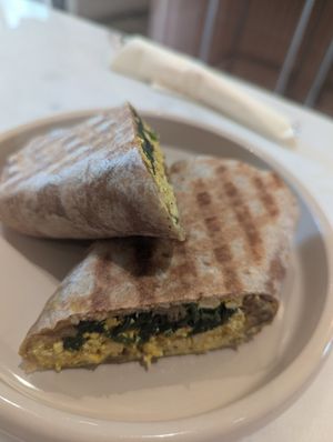 No egg Wrap at Raw Nest in Krakow