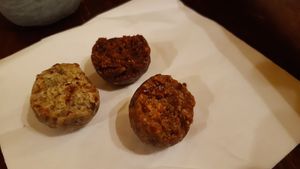 Sweet protein balls at Raw Nest in Krakow