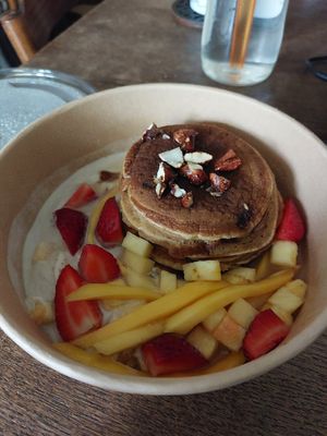 Pancakes at Raw Nest in Krakow