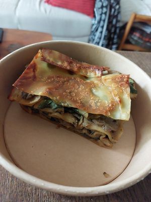 Lasagne at Raw Nest in Krakow