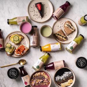 smoothie bowls at Raw Nest in Krakow