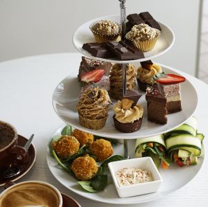 Little Raw Co. offers a Raw High Tea Sitting on Saturdays and Sundays. Bookings made via www.littlerawco.com at Little Raw Co. in Cremorene