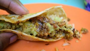 Taco at El Rincon de Tacotlan in Puebla