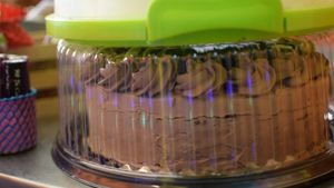 Cake at El Rincon de Tacotlan in Puebla