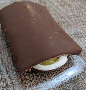 Chocorol vegano de señor mantequilla 😻 at El Rincon de Tacotlan in Puebla