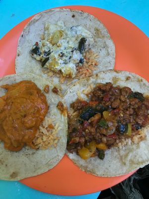 Vegan Tacos @ tacoltan at El Rincon de Tacotlan in Puebla