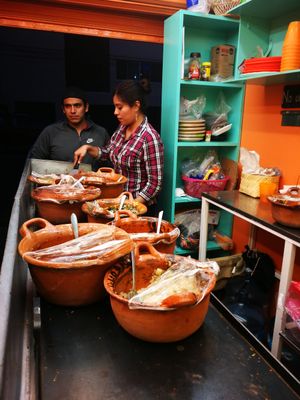 Variedades de tacos de guisados. at El Rincon de Tacotlan in Puebla