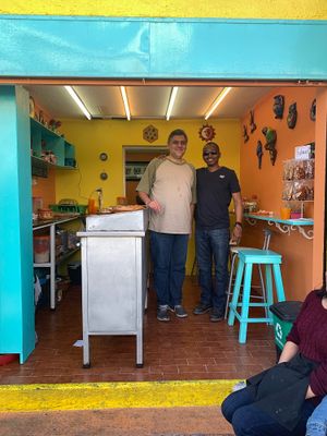 The owner !!! at El Rincon de Tacotlan in Puebla