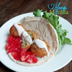 Our Falafel has a better and fresher taste. at Mango Matilda in Puebla