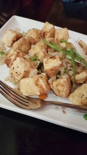 Salt and pepper tofu at Red Lotus Vietnamese Chargrill in Annerley