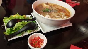 Bun Bo Hue Chay at Red Lotus Vietnamese Chargrill in Annerley