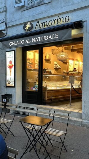   at Amorino in La Rochelle
