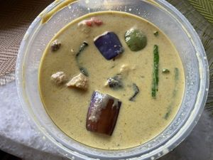 1x   CU2. Green Curry Lion Head Mushroom Small	  RM 24.00	
 at Veggielicious Thai in Petaling Jaya