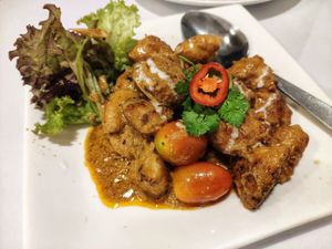Grilled lemongrass chicken at Veggielicious Thai in Petaling Jaya