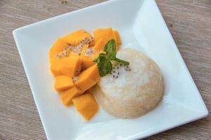 Mango Sticky Rice at Veggielicious Thai in Petaling Jaya