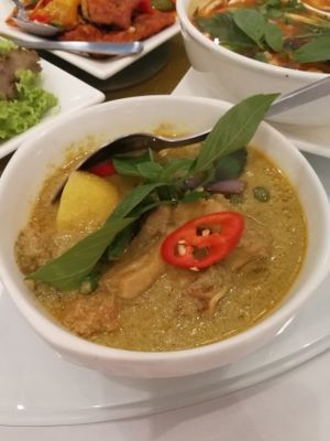 green curry at Veggielicious Thai in Petaling Jaya