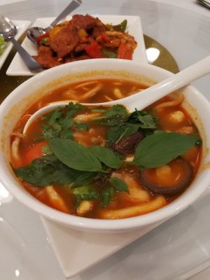 tom yum kong at Veggielicious Thai in Petaling Jaya