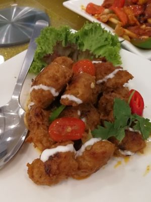 mook meat at Veggielicious Thai in Petaling Jaya