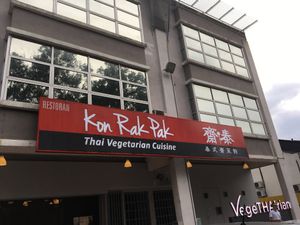 Shop front  at Veggielicious Thai in Petaling Jaya