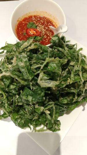 fried kangkung at Veggielicious Thai in Petaling Jaya