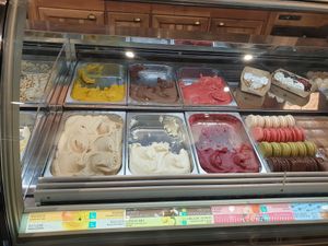 Vegan sorbets at Amorino in Nice