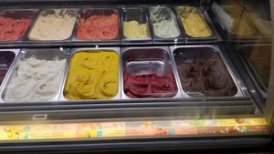 Half the flavors at Amorino in Nice