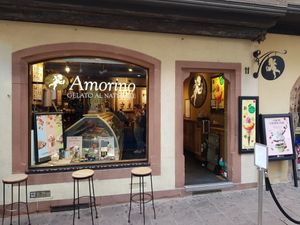 entrance at Amorino in Strasbourg
